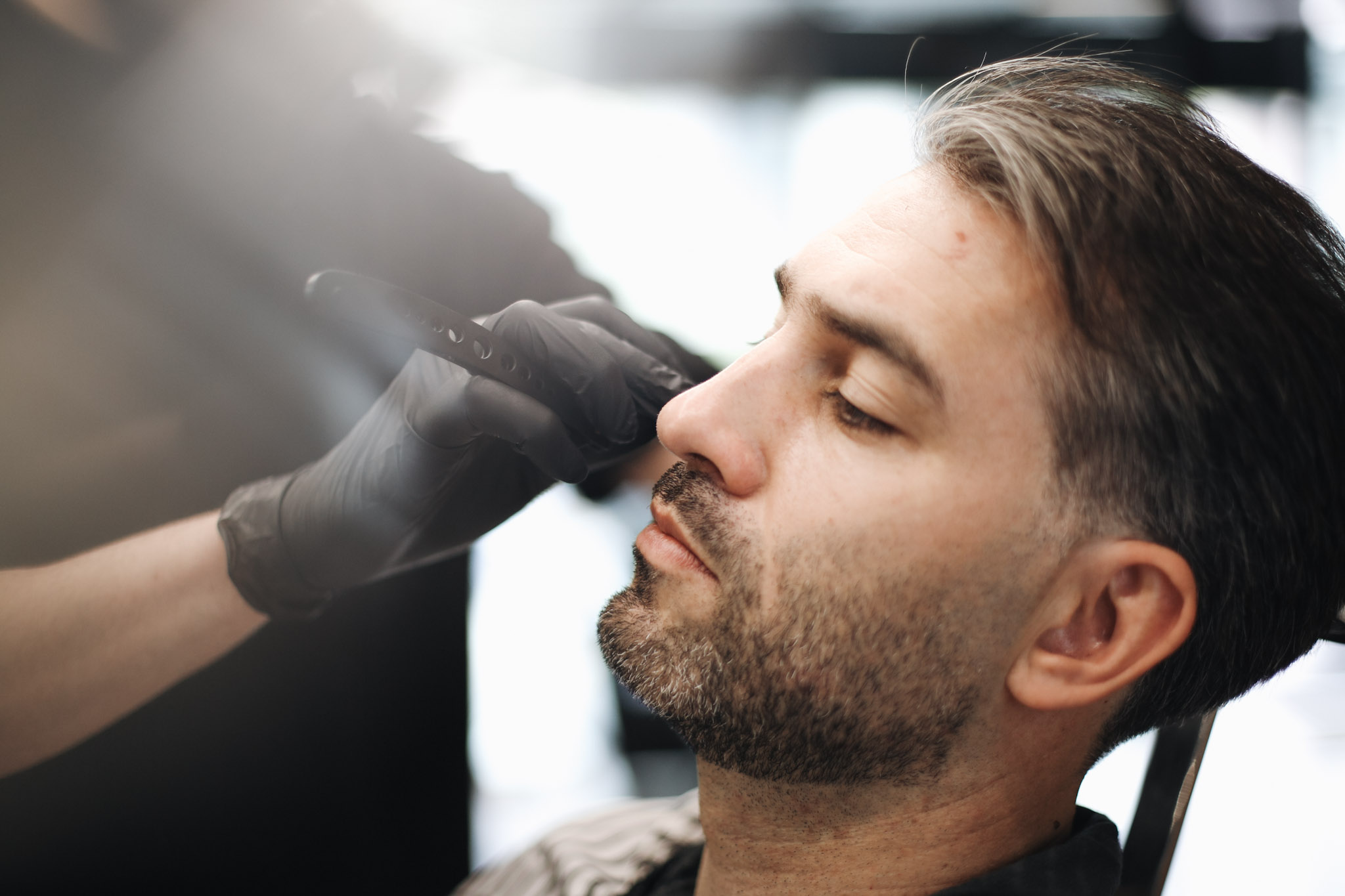 Modelowanie brody — wyznaczanie konturów w pakiecie Combo, BRODSKI Barbershop Wilanów