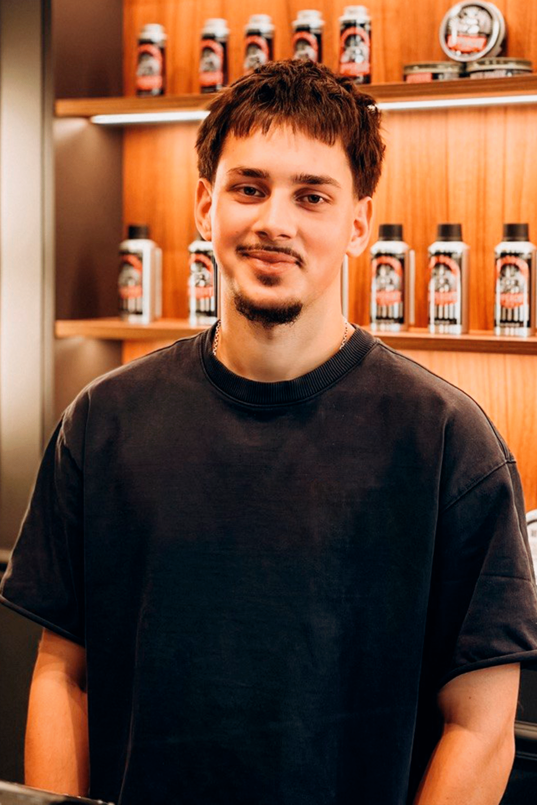 Denis, barber specializing in tapers and modern haircuts, BRODSKI Barbershop Wilanów, Warszawa